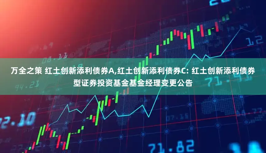 万全之策 红土创新添利债券A,红土创新添利债券C: 红土创新添利债券型证券投资基金基金经理变更公告